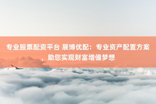 专业股票配资平台 展博优配：专业资产配置方案，助您实现财富增值梦想