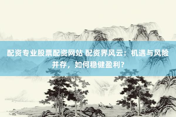 配资专业股票配资网站 配资界风云：机遇与风险并存，如何稳健盈利？